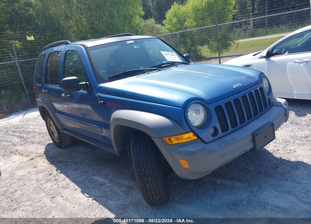 2006 JEEP LIBERTY SPORT VIN: 1J4GK48K66W122769