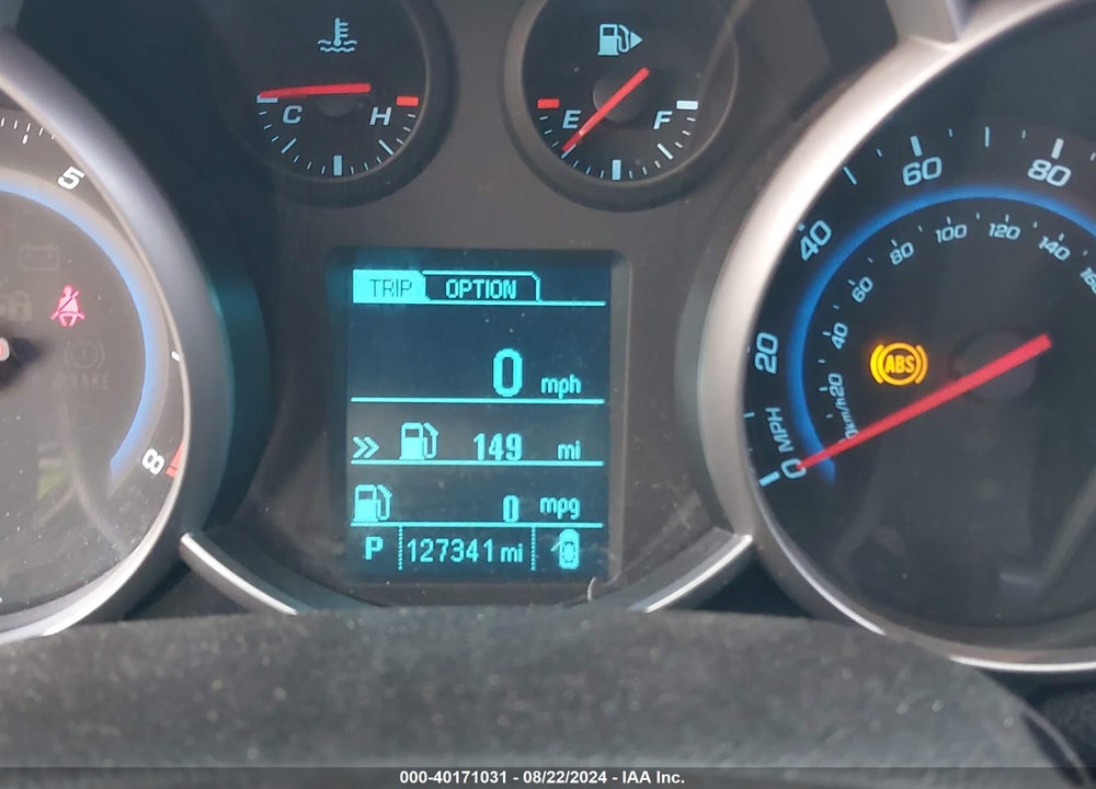 2014 CHEVROLET CRUZE 1LT AUTO VIN: 1G1PC5SB2E7320350