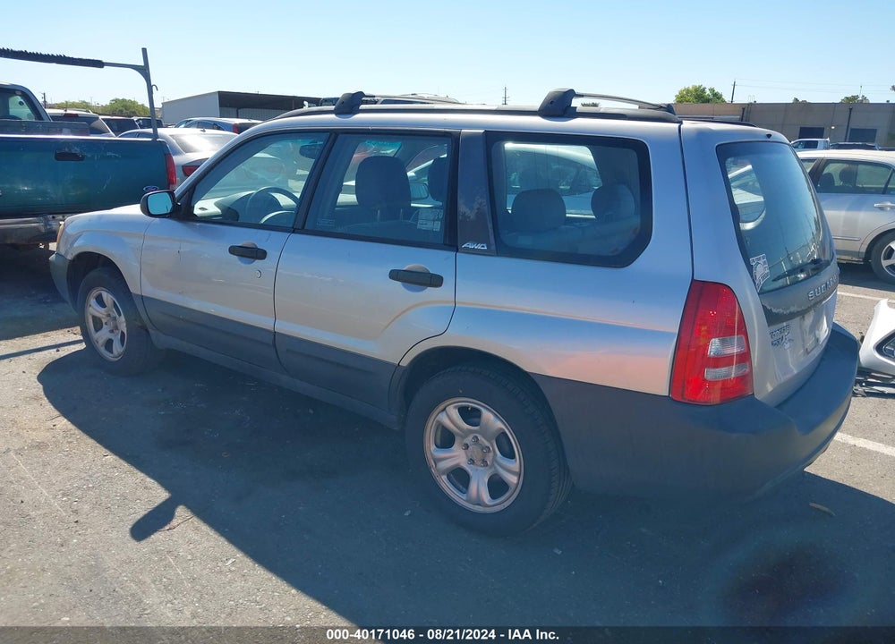 2003 SUBARU FORESTER X VIN: JF1SG63683H745162