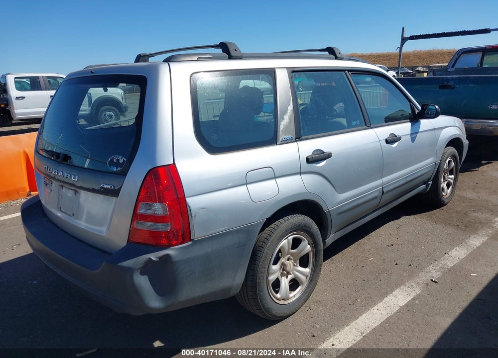 2003 SUBARU FORESTER X VIN: JF1SG63683H745162