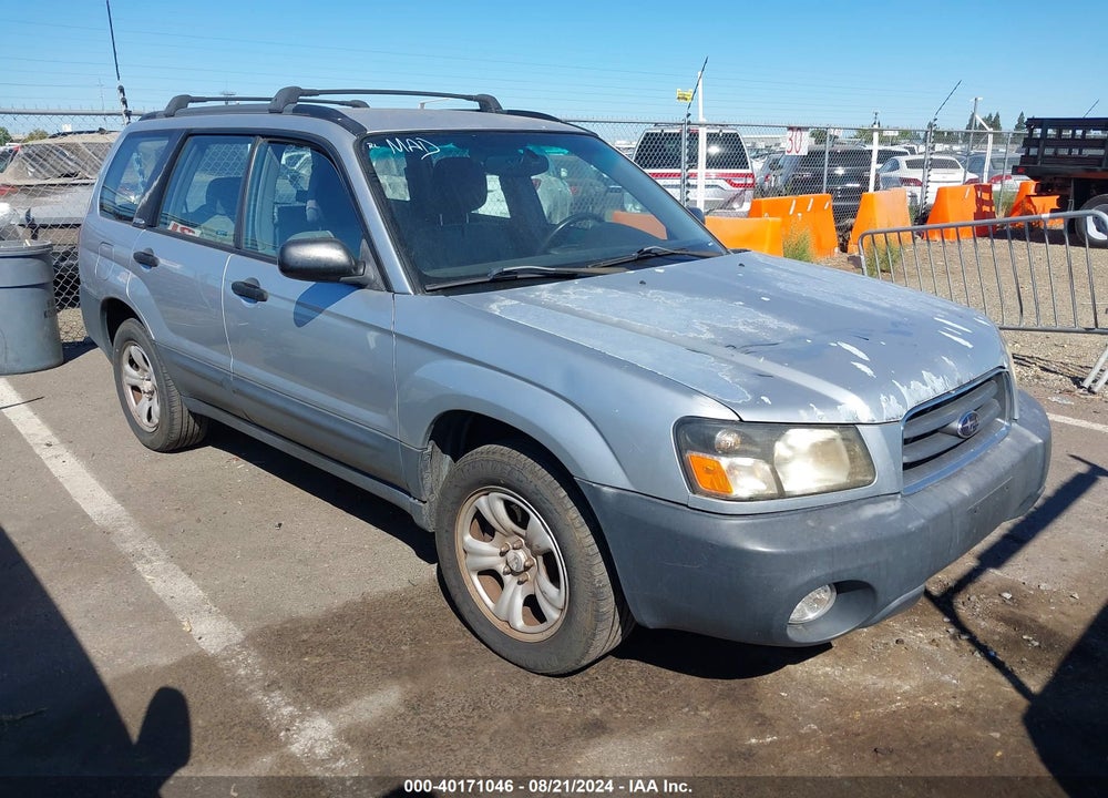 2003 SUBARU FORESTER X VIN: JF1SG63683H745162