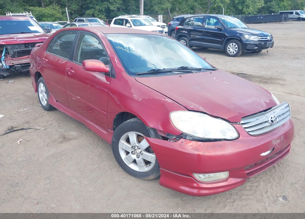 2003 TOYOTA COROLLA S VIN: 1NXBR32E53Z164751
