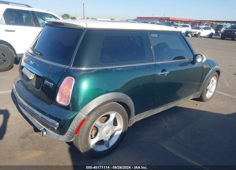 2004 MINI COOPER VIN: WMWRC33464TC54475