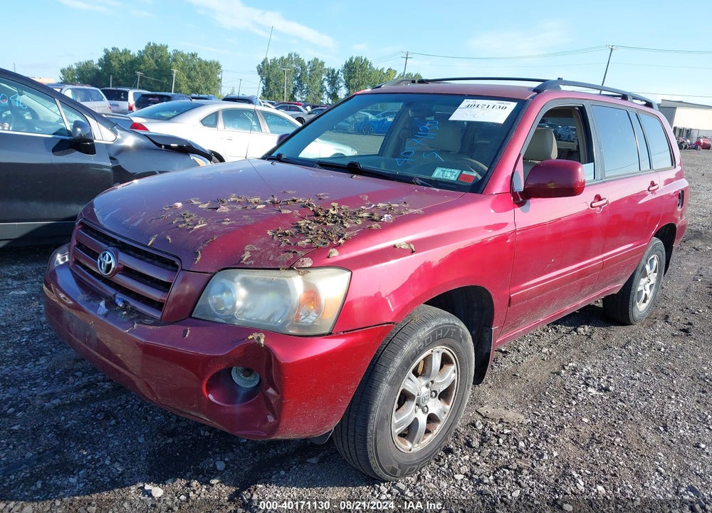 2005 TOYOTA HIGHLANDER V6 VIN: JTEEP21A150088712