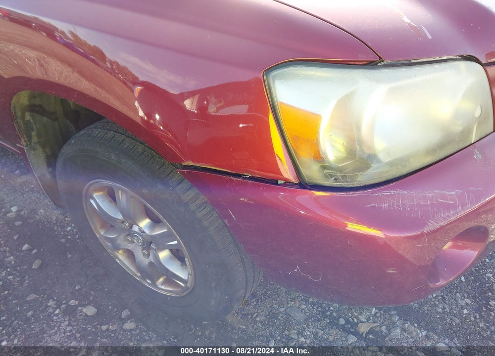 2005 TOYOTA HIGHLANDER V6 VIN: JTEEP21A150088712