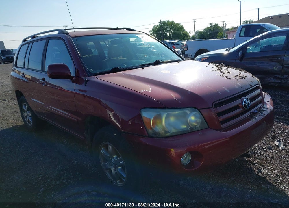 2005 TOYOTA HIGHLANDER V6 VIN: JTEEP21A150088712