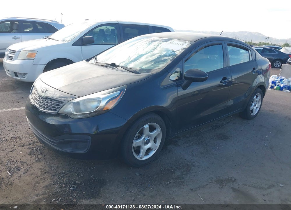 2014 KIA RIO LX VIN: KNADM4A32E6364489
