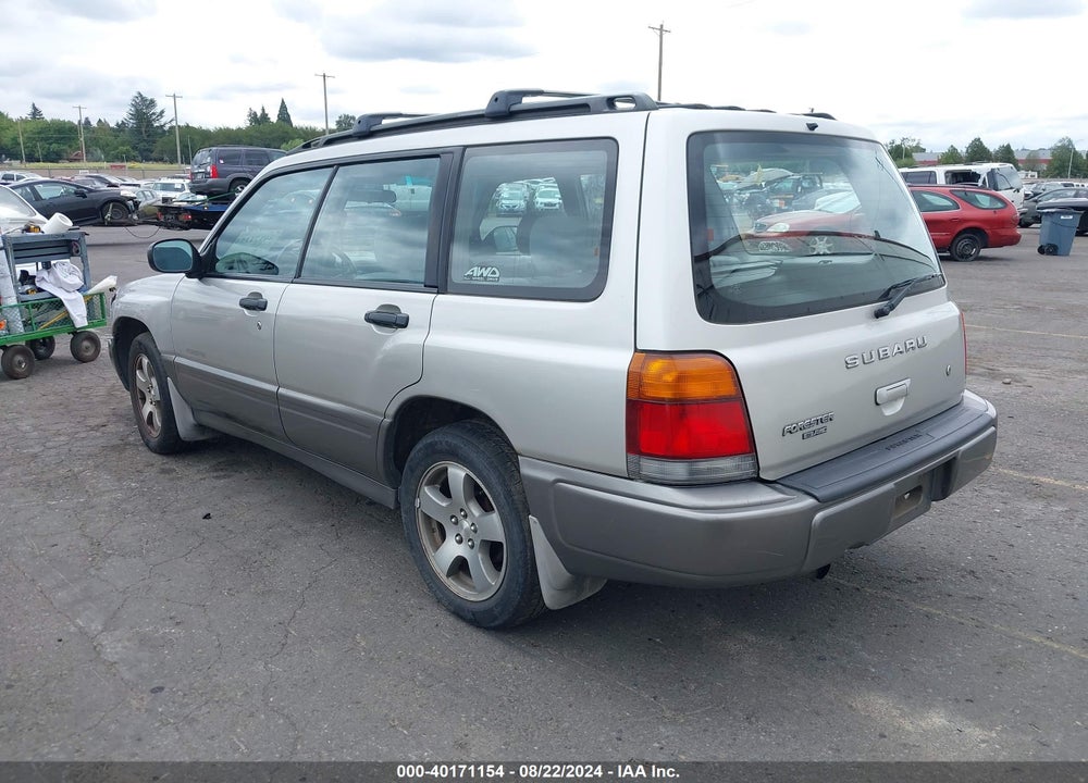 2000 SUBARU FORESTER S VIN: JF1SF6559YH709429