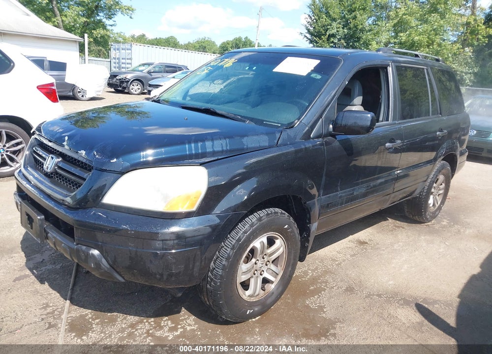 2003 HONDA PILOT EX-L VIN: 2HKYF18603H597075