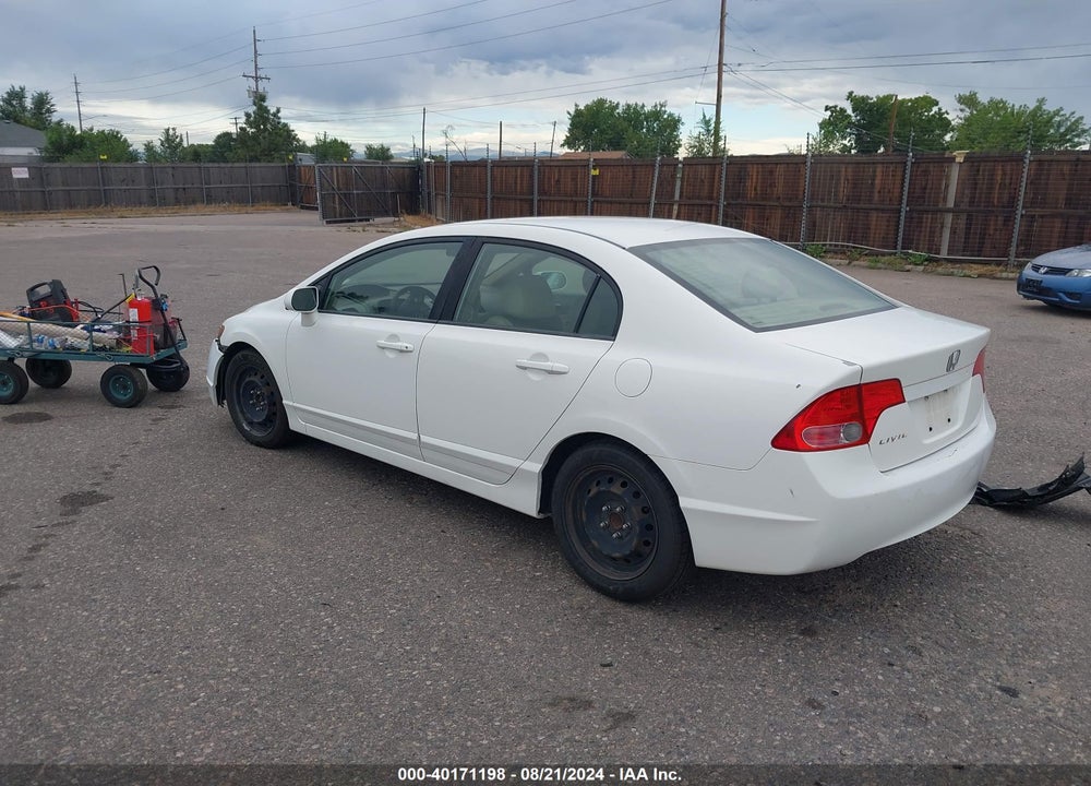2007 HONDA CIVIC LX VIN: 1HGFA15577L123564
