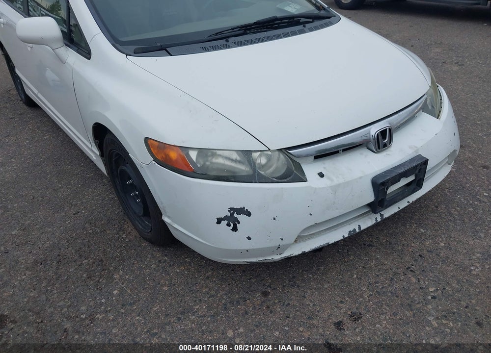 2007 HONDA CIVIC LX VIN: 1HGFA15577L123564