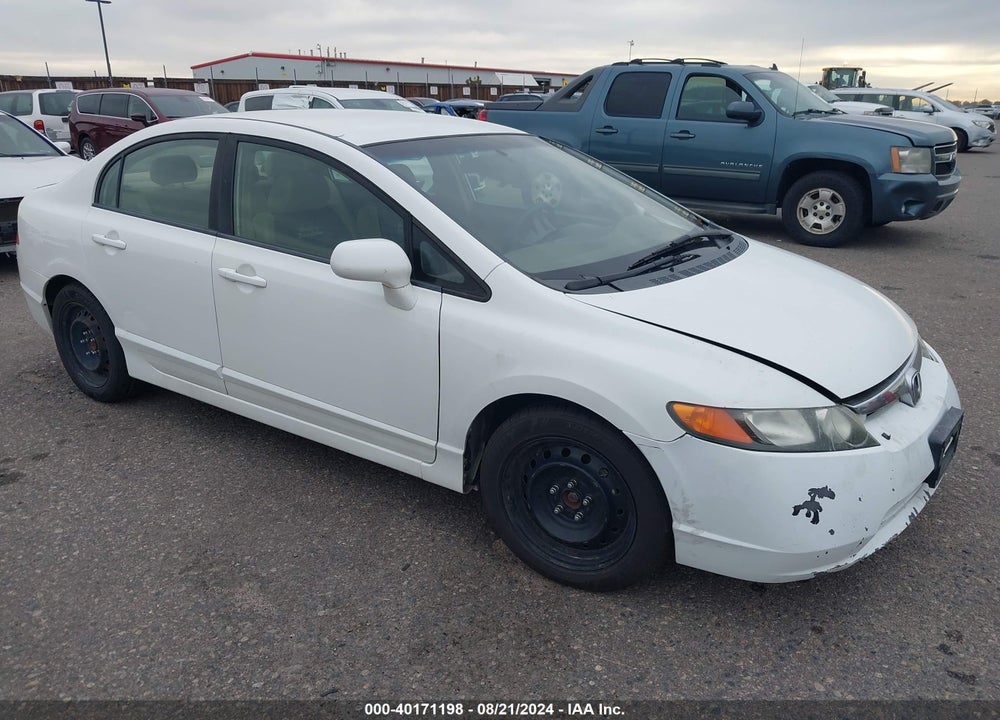 2007 HONDA CIVIC LX VIN: 1HGFA15577L123564