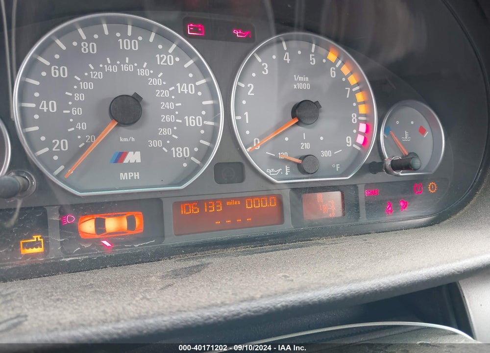 2004 BMW M3 VIN: WBSBR93404PK06880