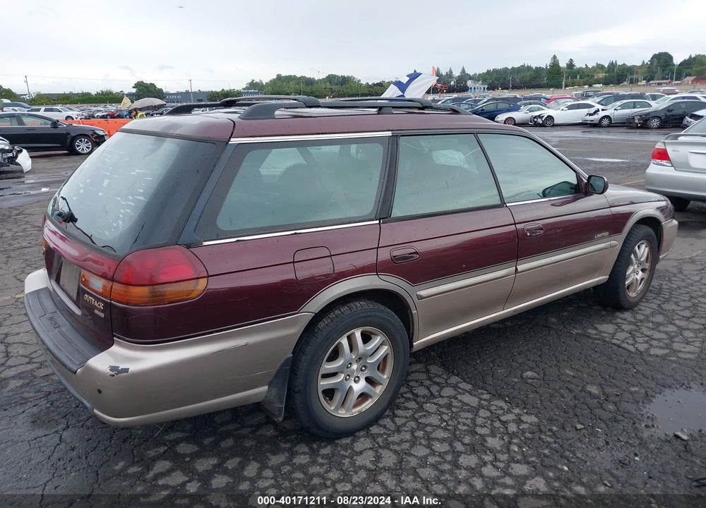 1999 SUBARU LEGACY 30TH ANN. OUTBACK LTD./OUTBACK VIN: 4S3BG6858X7605909