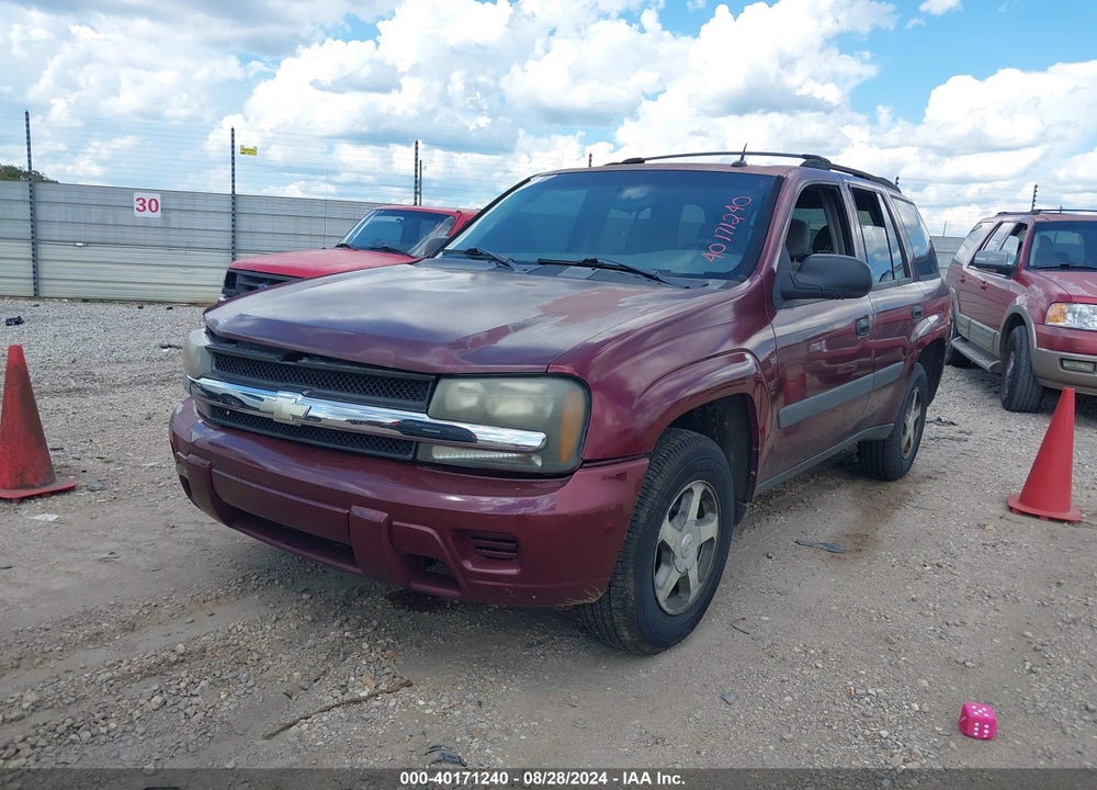 2005 CHEVROLET TRAILBLAZER LS VIN: 1GNDS13S952285704