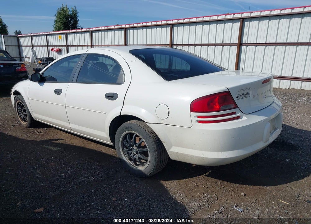 2004 DODGE STRATUS SE VIN: 1B3EL36T64N195516