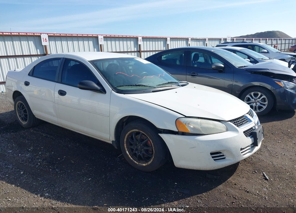 2004 DODGE STRATUS SE VIN: 1B3EL36T64N195516