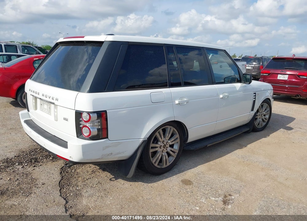 2012 LAND ROVER RANGE ROVER VIN: SALMF1D43CA371907