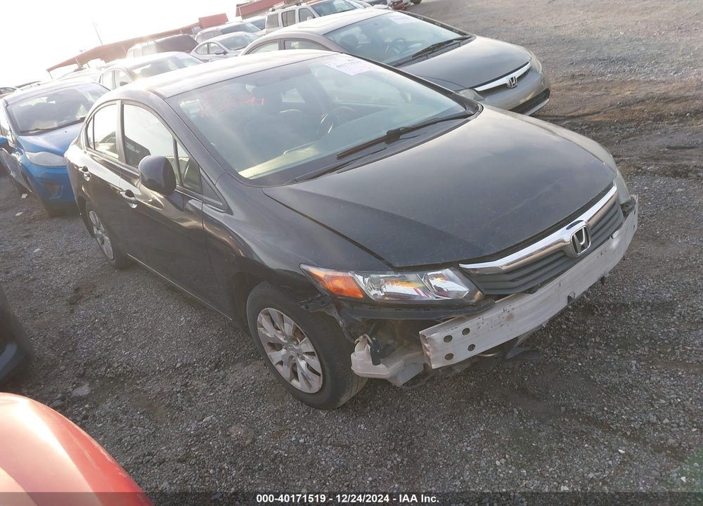 2012 HONDA CIVIC LX VIN: 19XFB2F53CE094227
