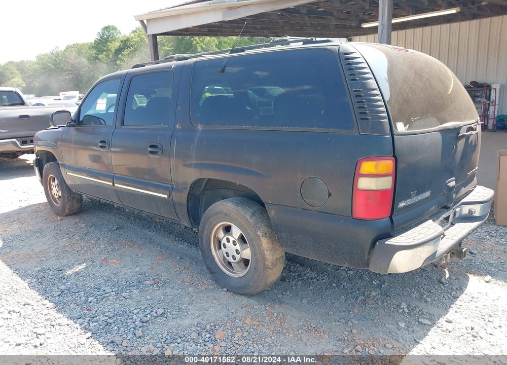 2001 CHEVROLET SUBURBAN 1500 LT VIN: 3GNEC16T51G175028