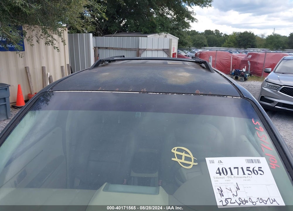 2008 FORD ESCAPE VIN: 1FMCU03ZX8KE74402