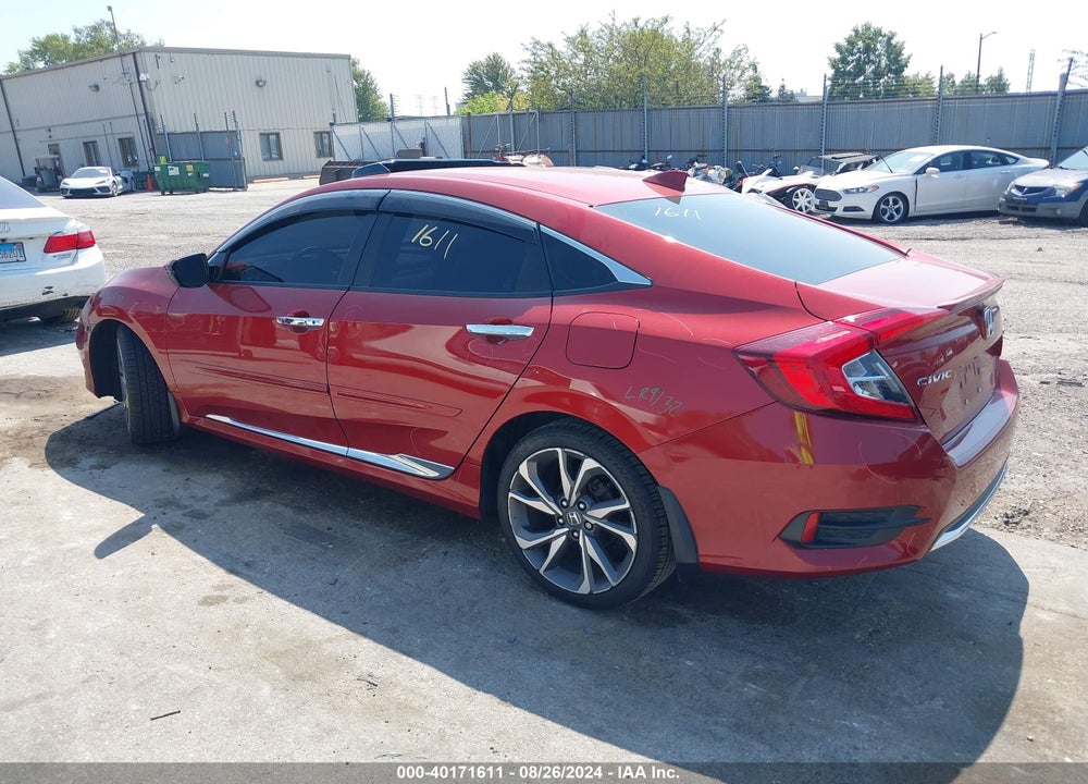 2019 HONDA CIVIC TOURING VIN: 19XFC1F92KE000833