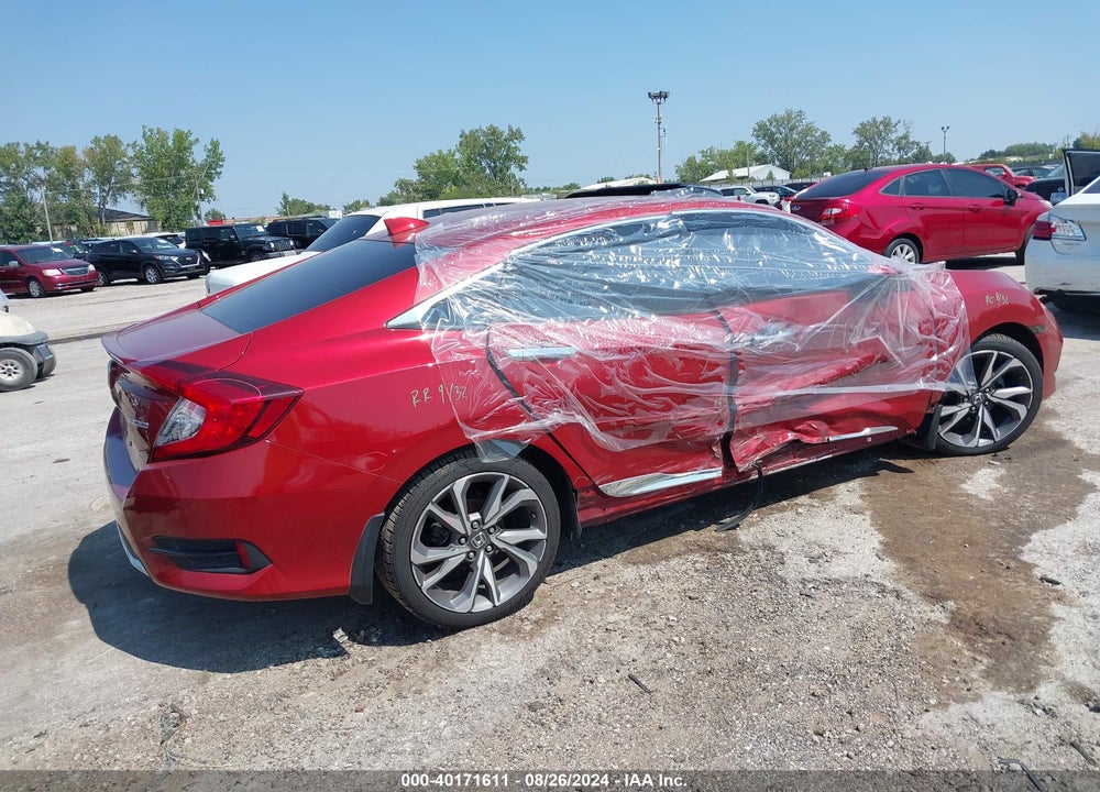 2019 HONDA CIVIC TOURING VIN: 19XFC1F92KE000833