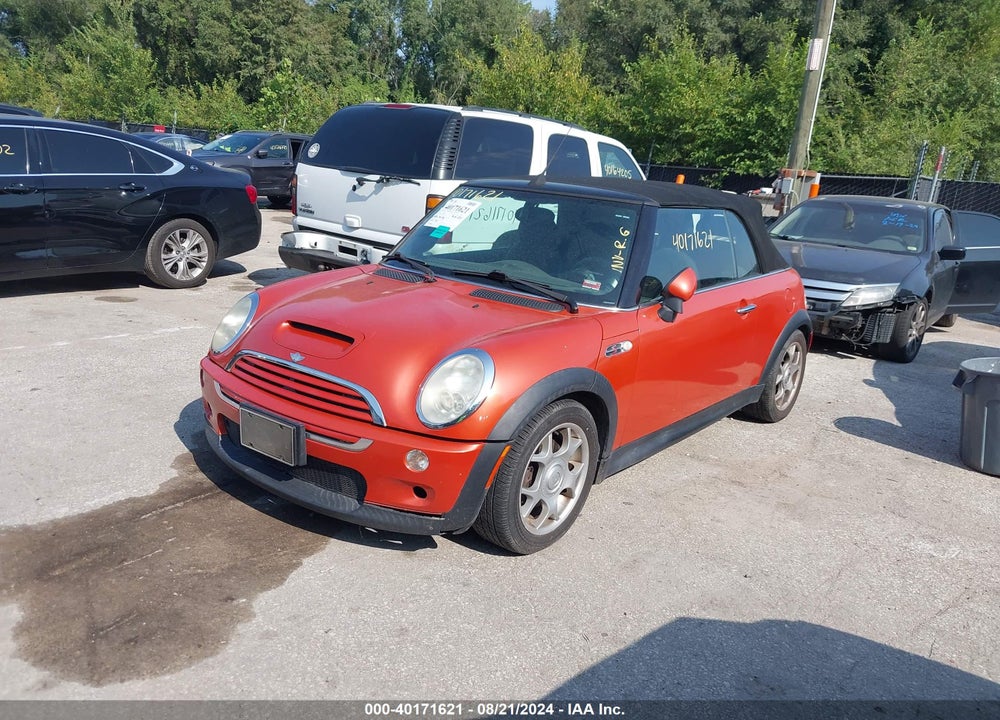 2005 MINI COOPER S VIN: WMWRH33425TF83077