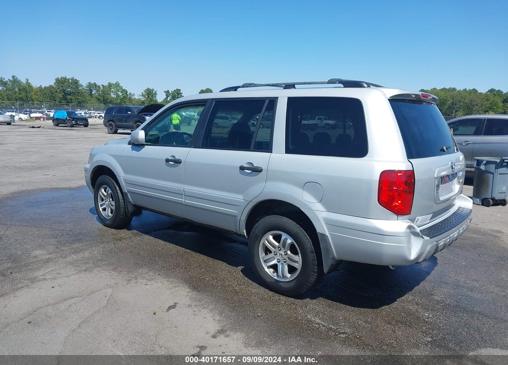 2004 HONDA PILOT EX-L VIN: 2HKYF18604H547083