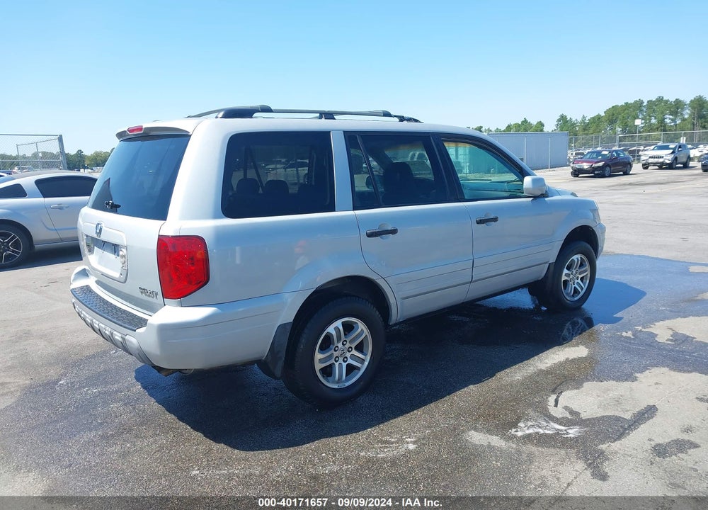 2004 HONDA PILOT EX-L VIN: 2HKYF18604H547083