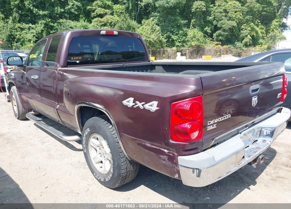 2005 DODGE DAKOTA SLT VIN: 1D7HW42N45S199248