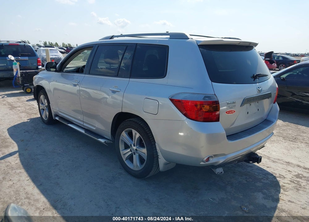 2008 TOYOTA HIGHLANDER SPORT VIN: JTEDS43A082034734