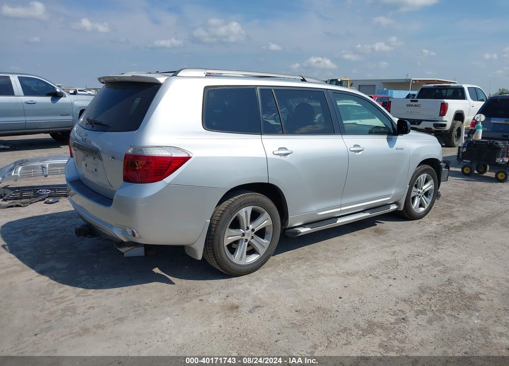 2008 TOYOTA HIGHLANDER SPORT VIN: JTEDS43A082034734