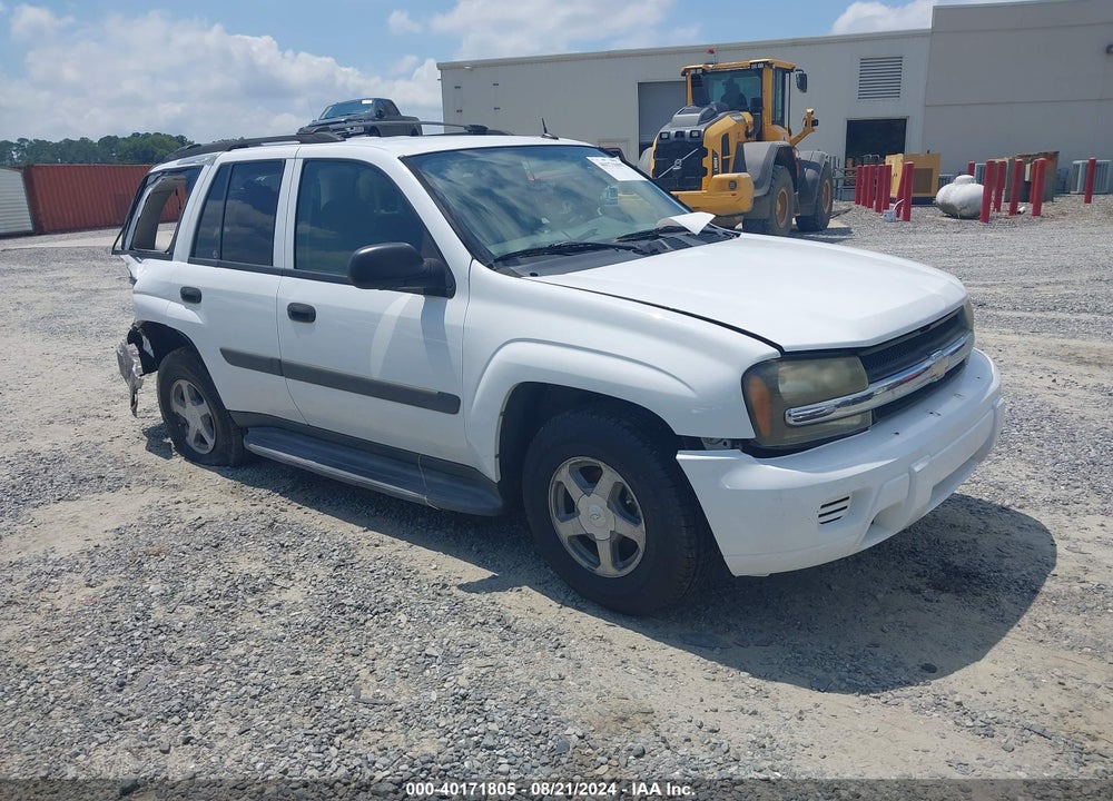 2005 CHEVROLET TRAILBLAZER LS VIN: 1GNDS13S252240135
