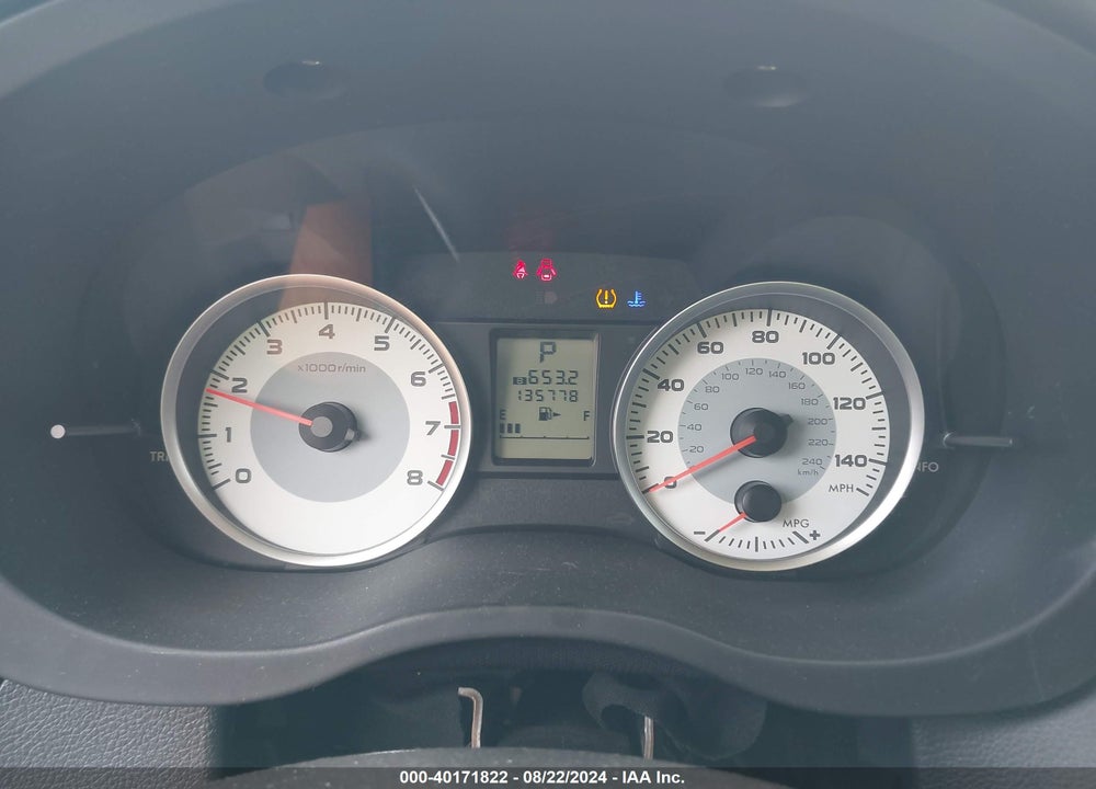 2012 SUBARU IMPREZA 2.0I VIN: JF1GPAA65CH217395