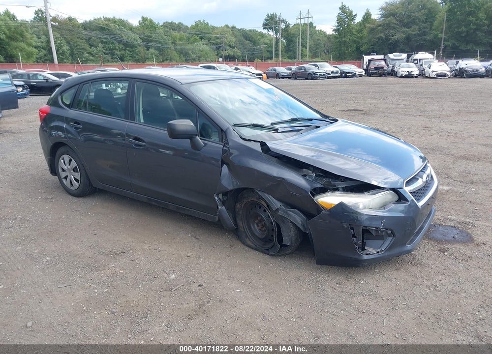 2012 SUBARU IMPREZA 2.0I VIN: JF1GPAA65CH217395