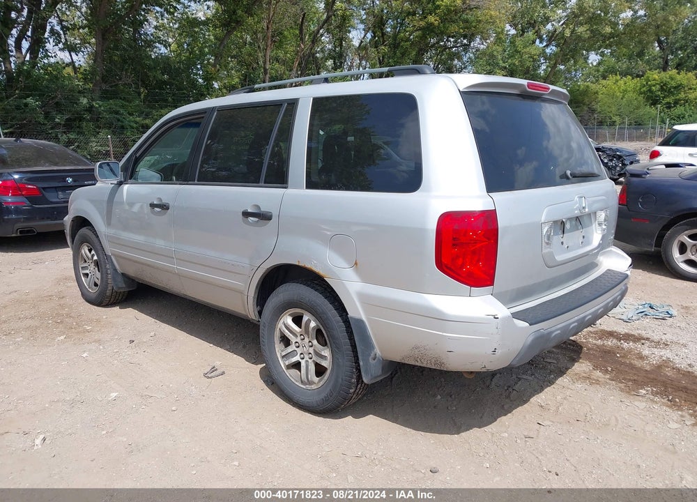 2005 HONDA PILOT EX-L VIN: 5FNYF18695B008252