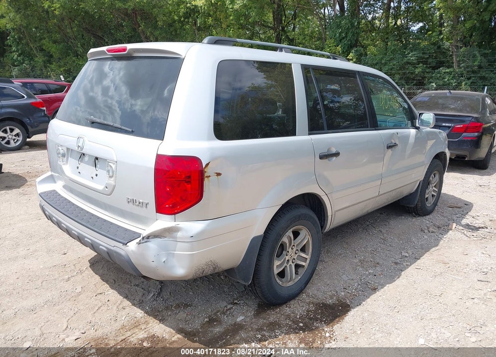2005 HONDA PILOT EX-L VIN: 5FNYF18695B008252