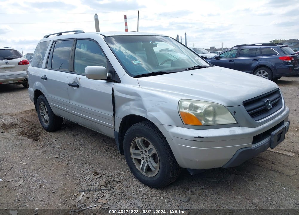 2005 HONDA PILOT EX-L VIN: 5FNYF18695B008252