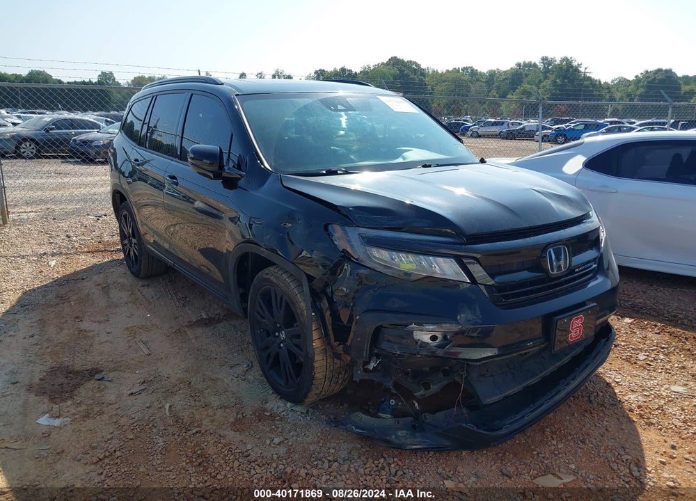 2020 HONDA PILOT AWD BLACK EDITION VIN: 5FNYF6H79LB004480