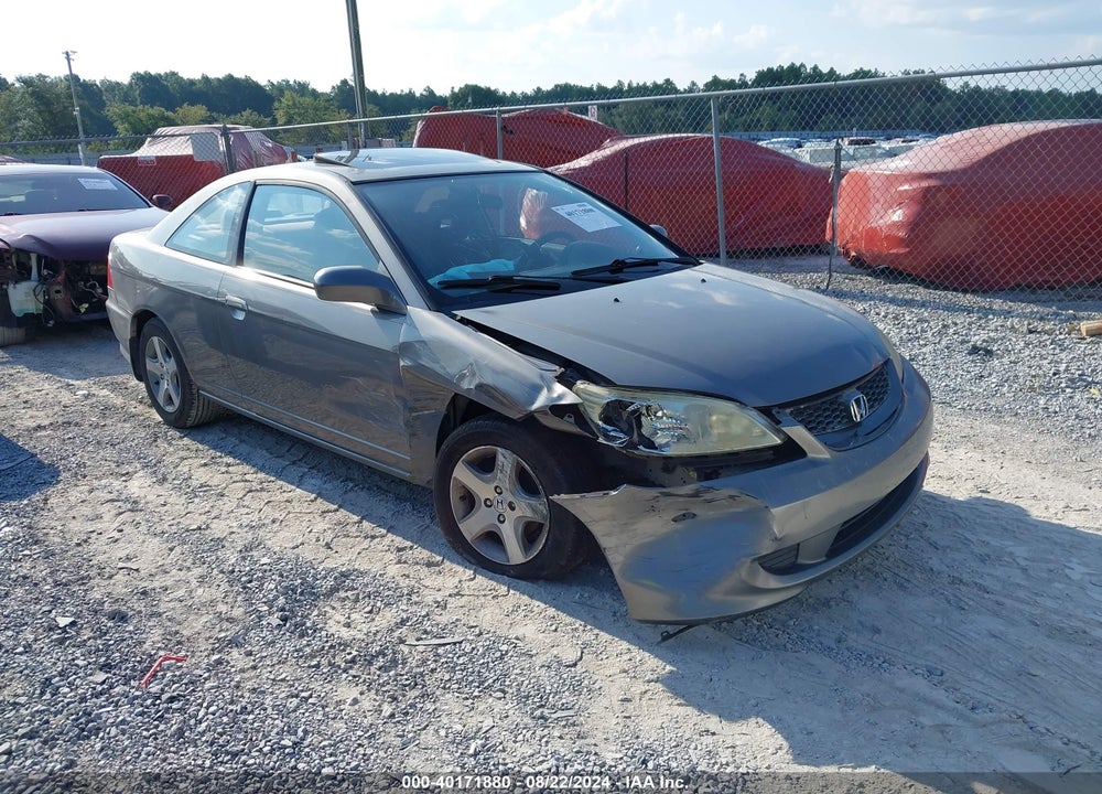 2004 HONDA CIVIC EX VIN: 1HGEM21984L065638