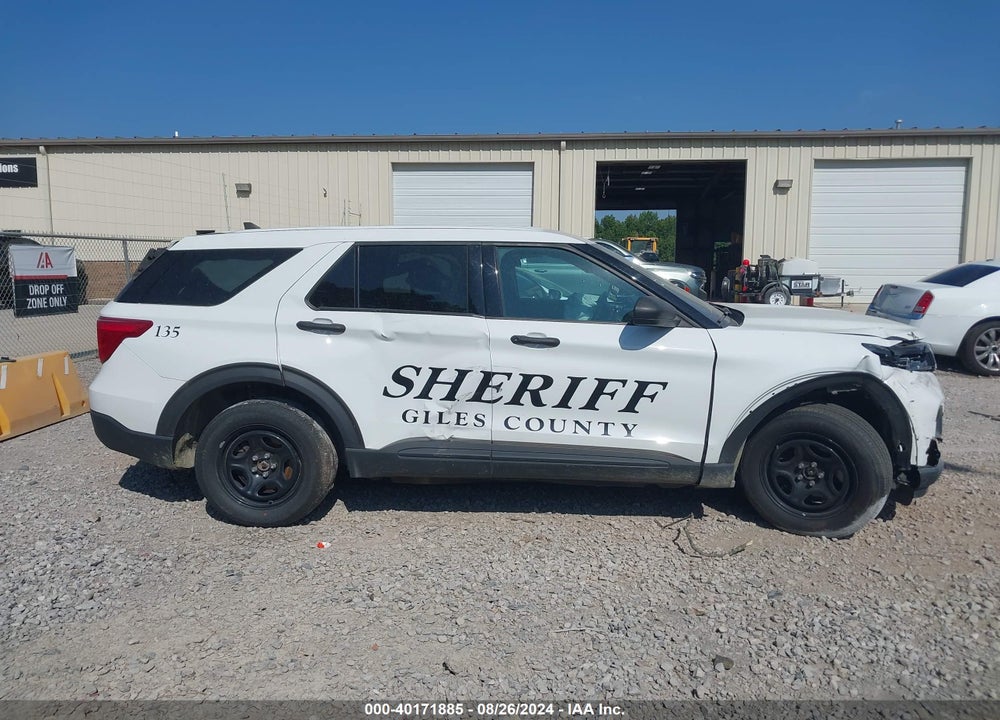 2021 FORD POLICE INTERCEPTOR UTILITY VIN: 1FM5K8AB4MGA19531