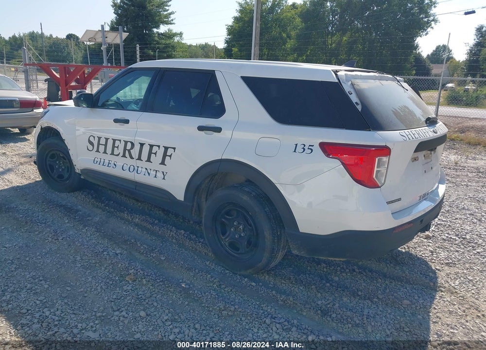 2021 FORD POLICE INTERCEPTOR UTILITY VIN: 1FM5K8AB4MGA19531