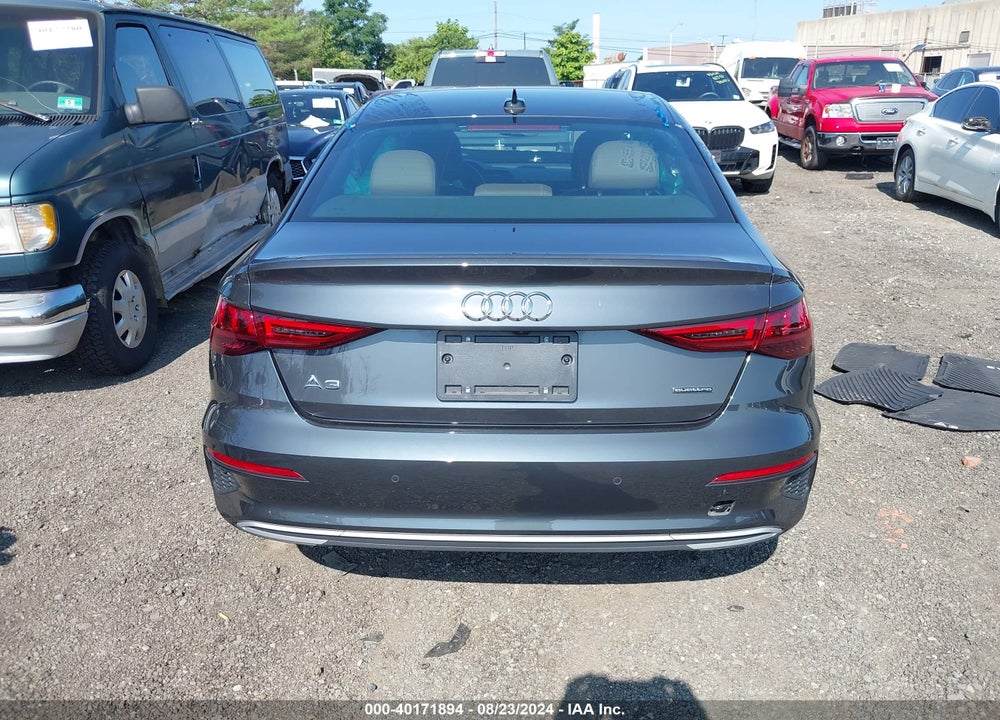 2022 AUDI A3 PREMIUM 40 TFSI QUATTRO S TRONIC VIN: WAUGUDGY6NA092834