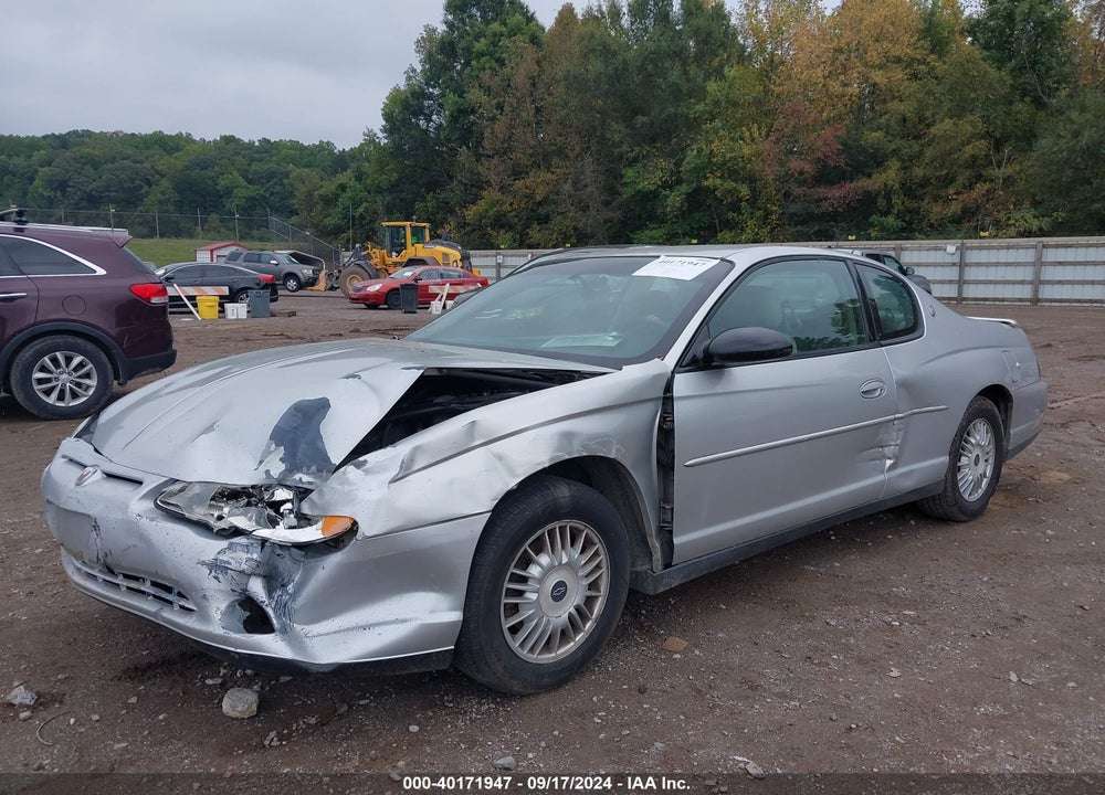 2000 CHEVROLET MONTE CARLO LS VIN: 2G1WW12E6Y9268858