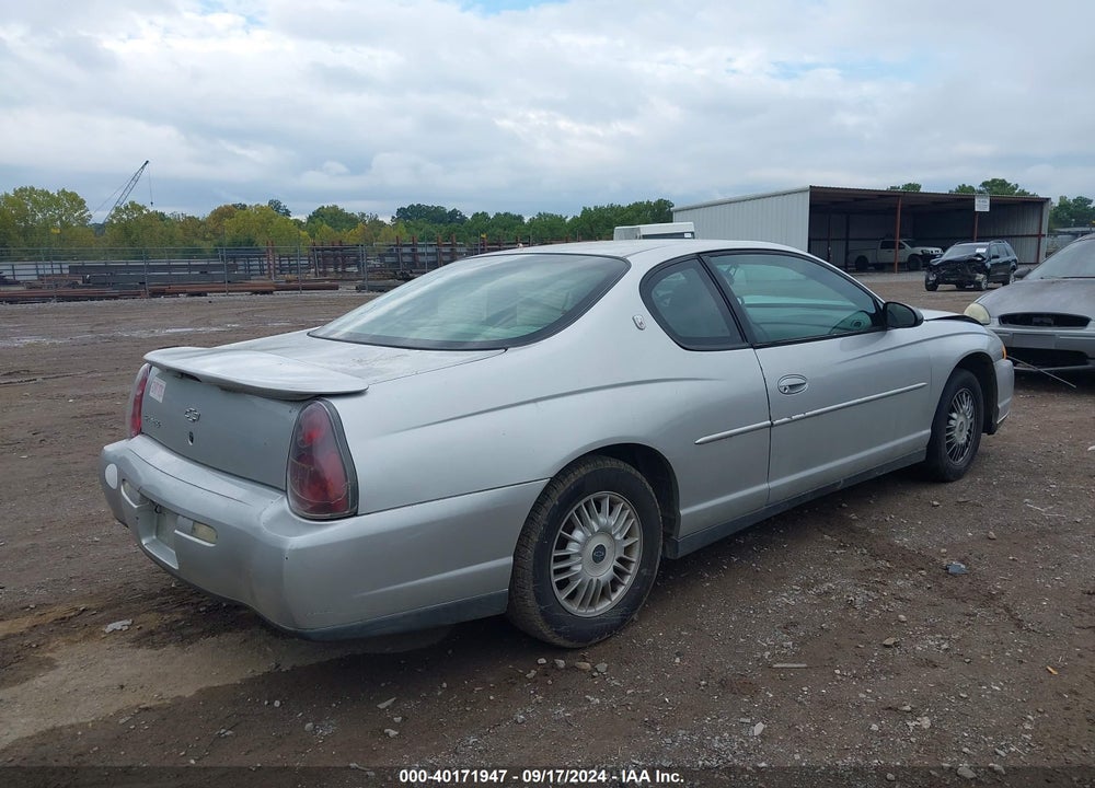 2000 CHEVROLET MONTE CARLO LS VIN: 2G1WW12E6Y9268858