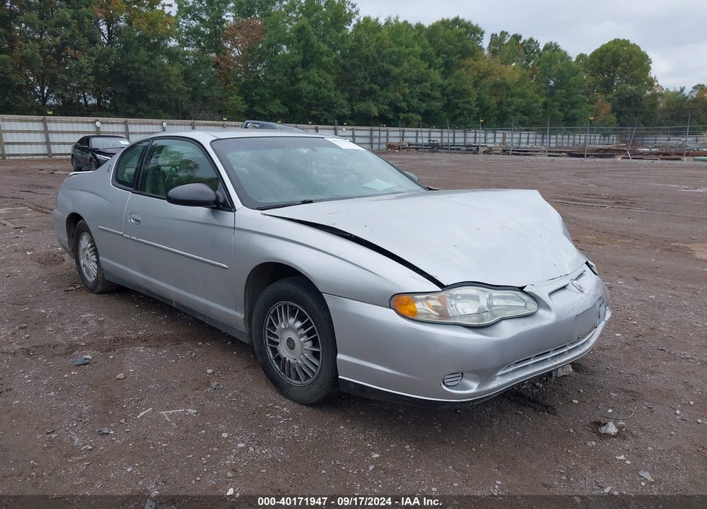 2000 CHEVROLET MONTE CARLO LS VIN: 2G1WW12E6Y9268858