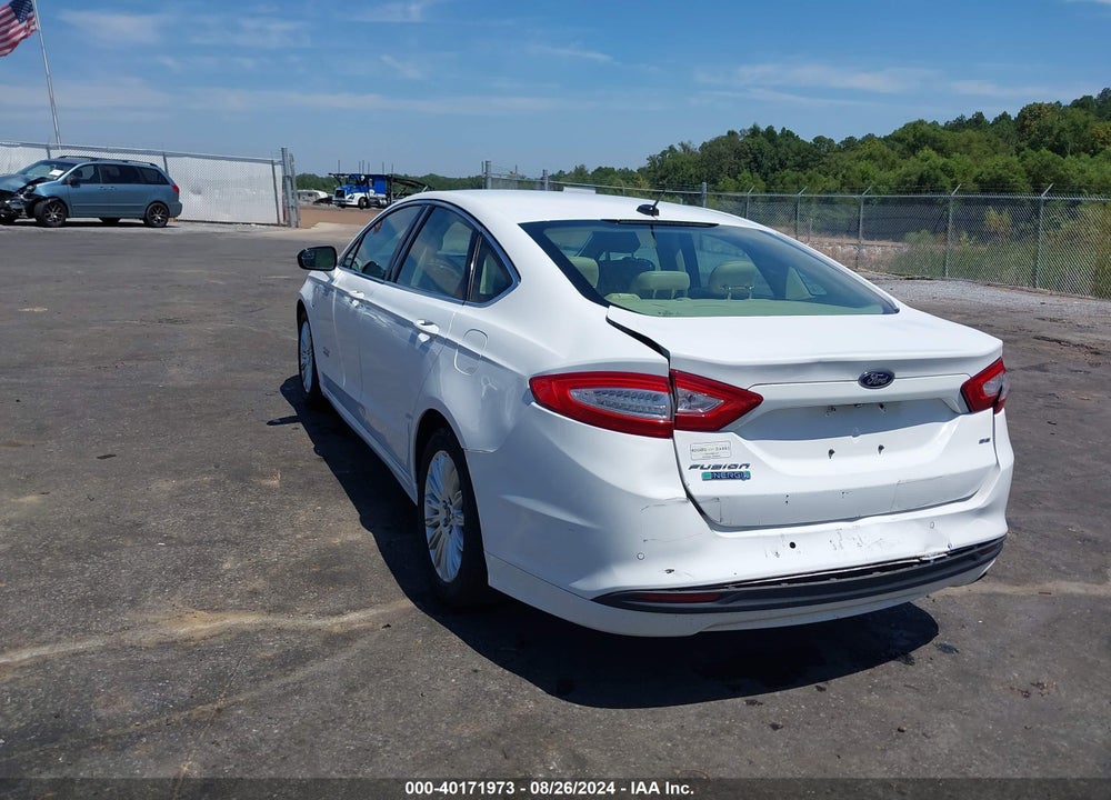 2016 FORD FUSION ENERGI SE LUXURY VIN: 3FA6P0PU8GR394460