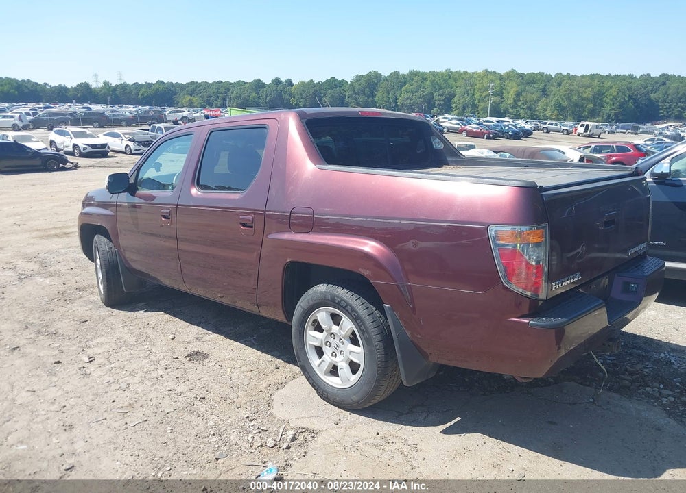 2007 HONDA RIDGELINE RTS VIN: 2HJYK16497H526447