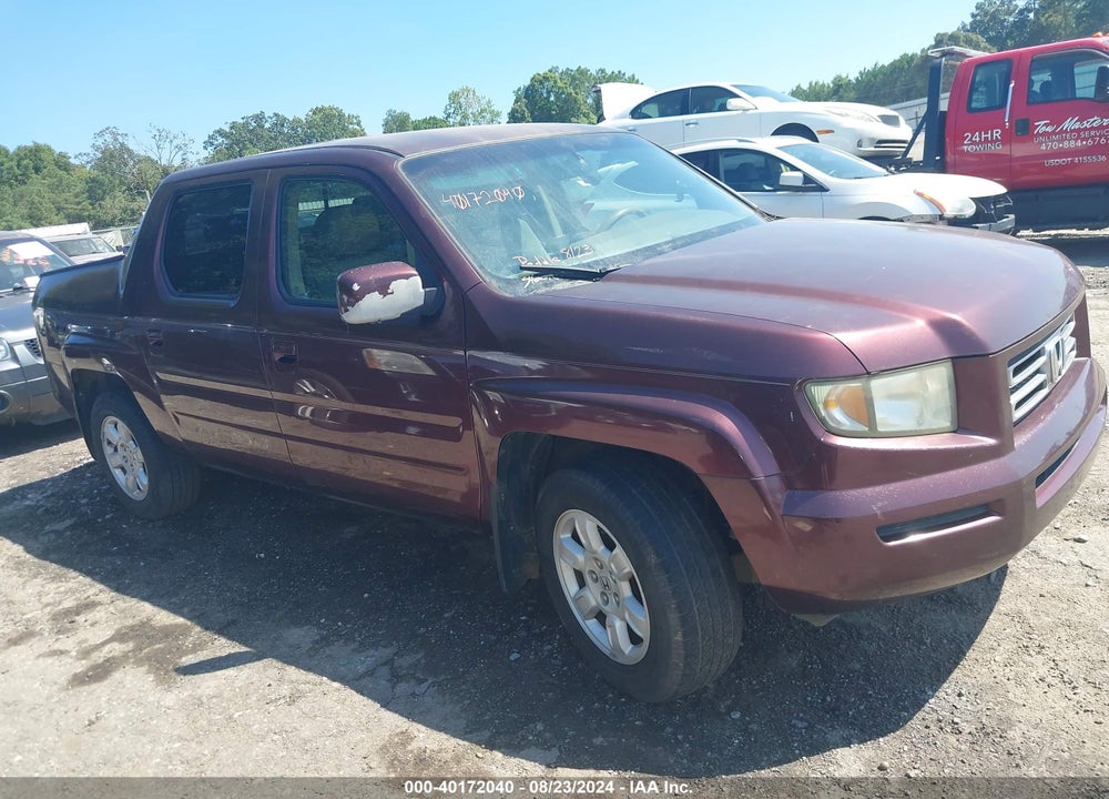 2007 HONDA RIDGELINE RTS VIN: 2HJYK16497H526447
